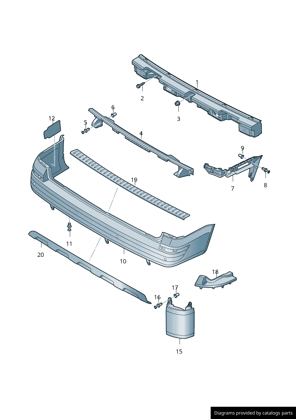 Car part diagram