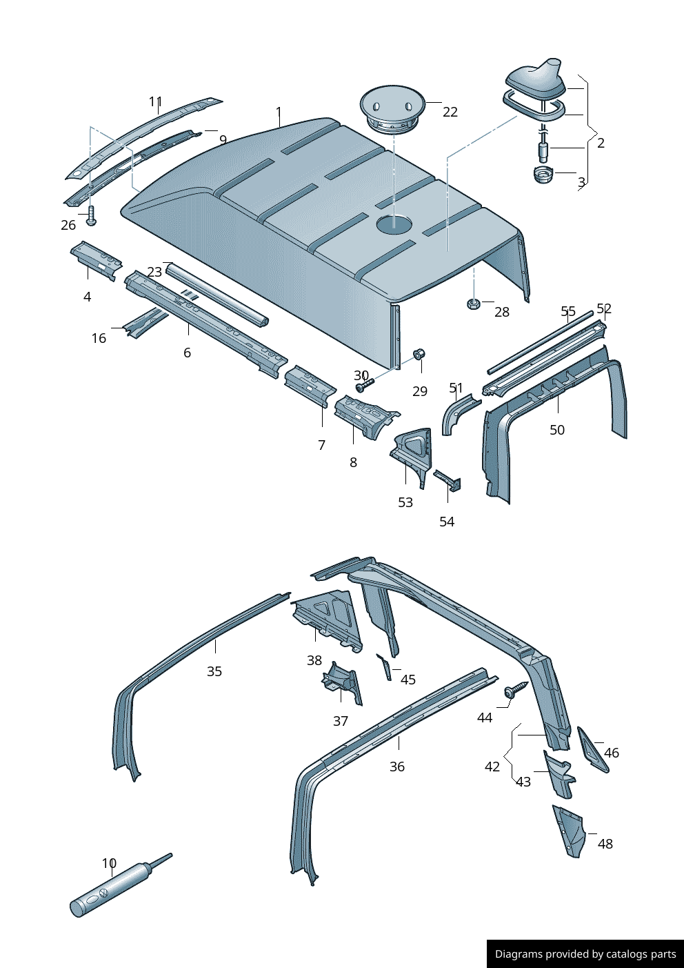 Car part diagram