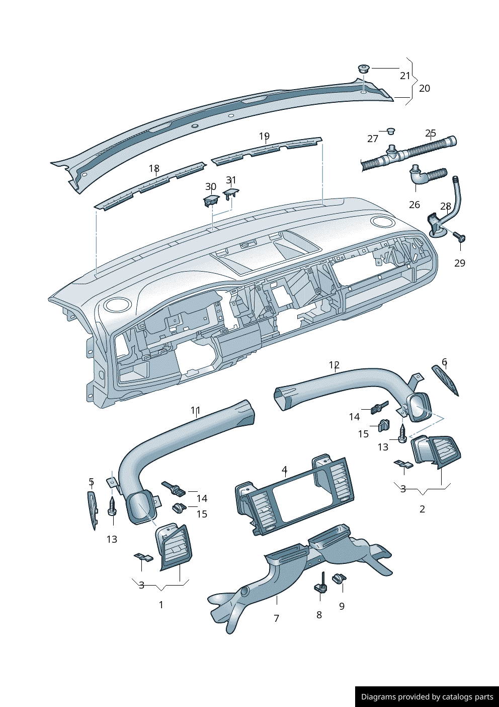 Car part diagram