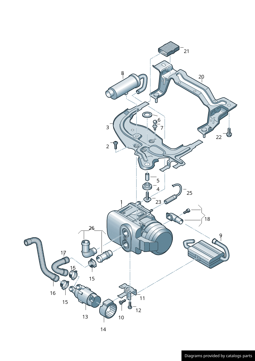 Car part diagram