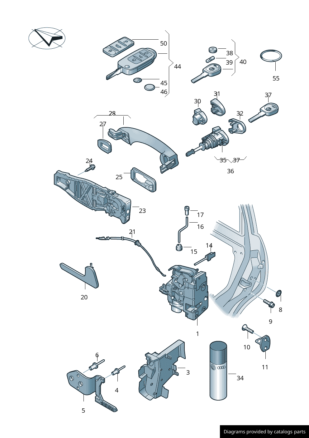 Car part diagram