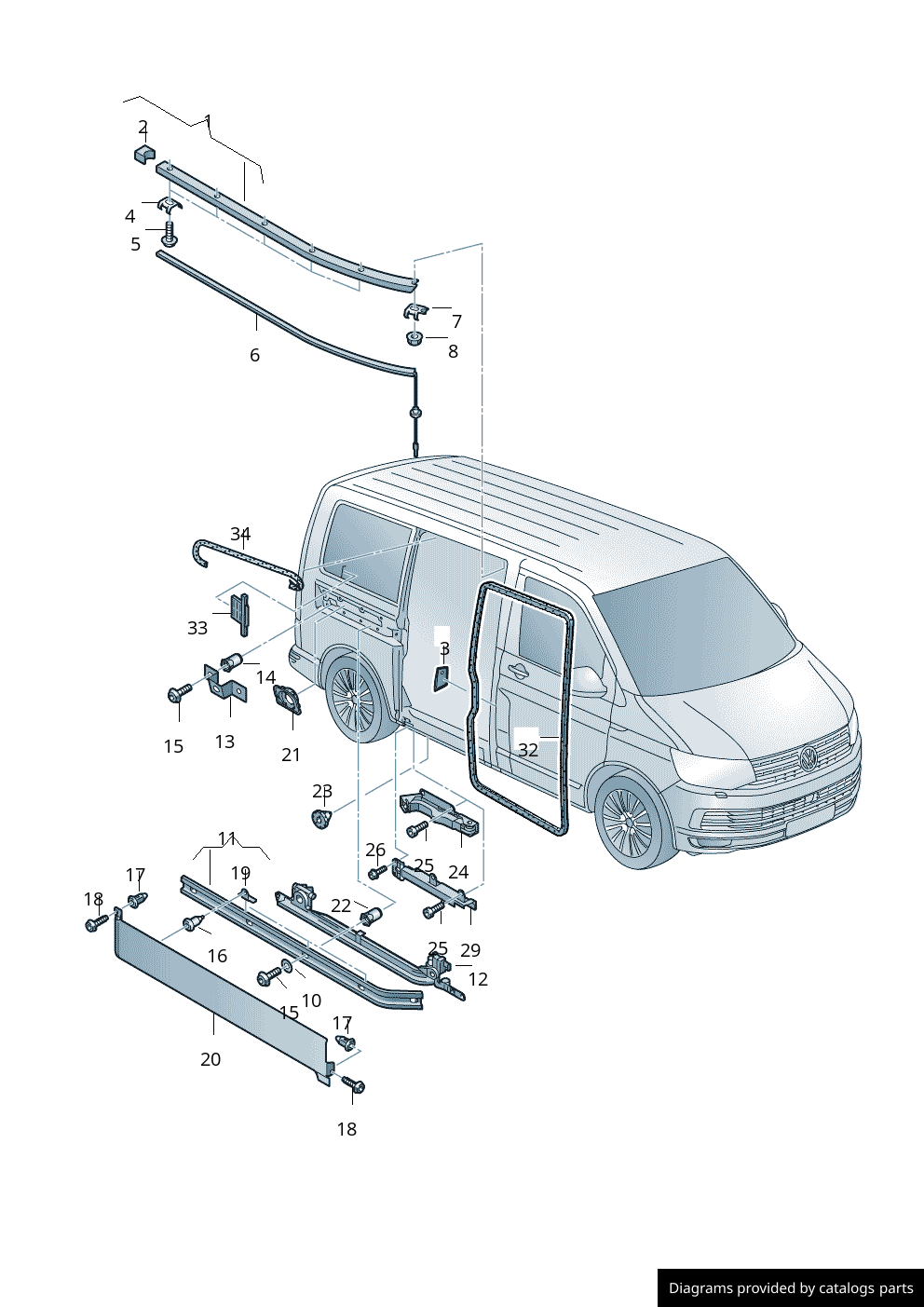 Car part diagram