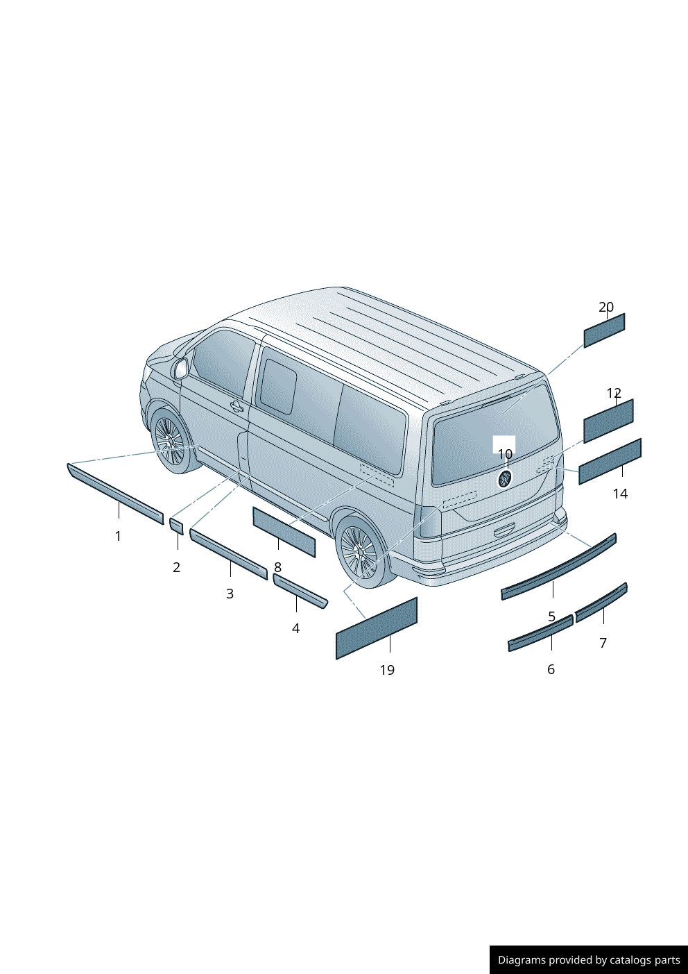 Car part diagram