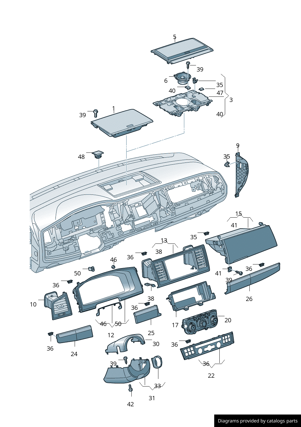 Car part diagram