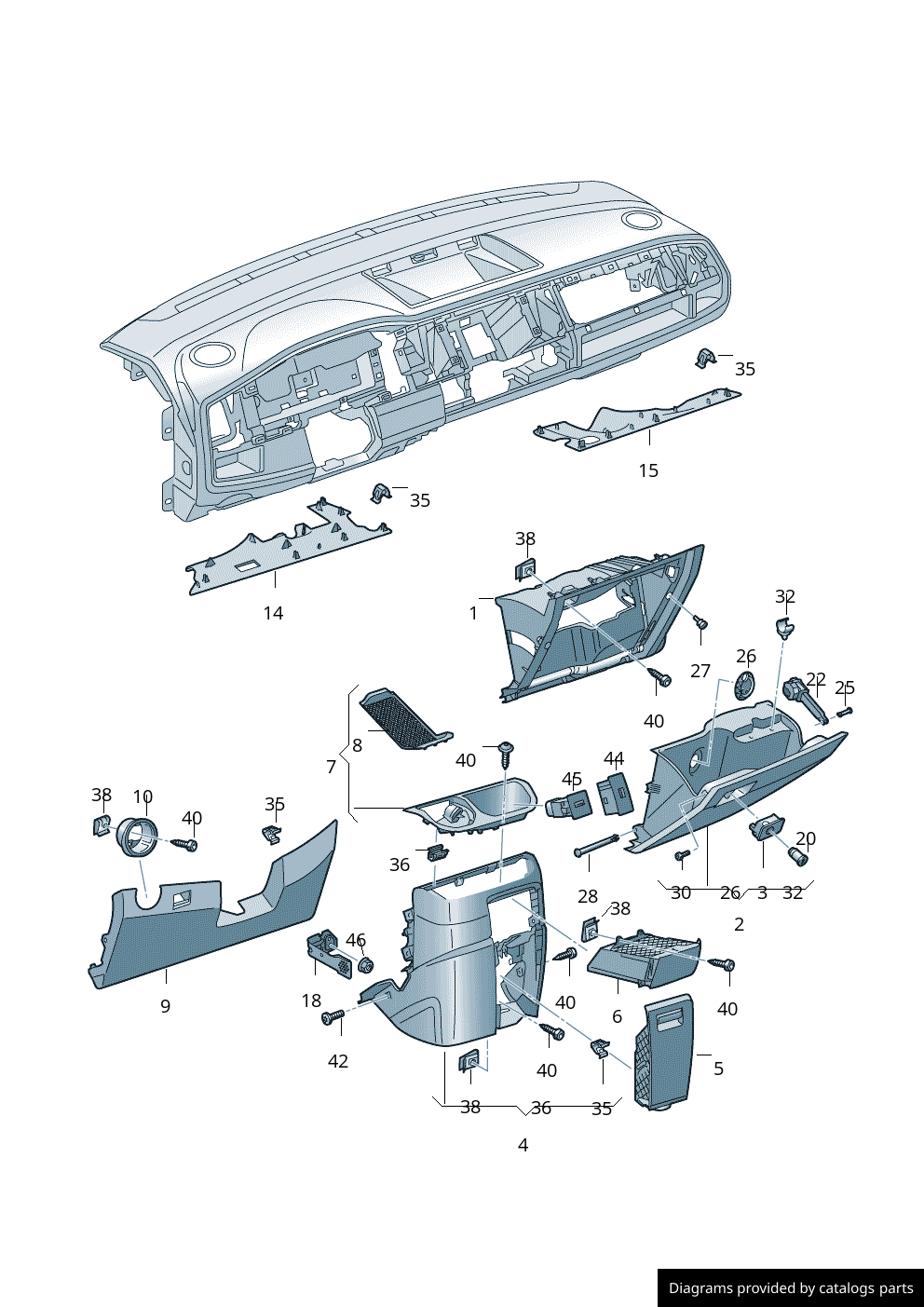 Car part diagram