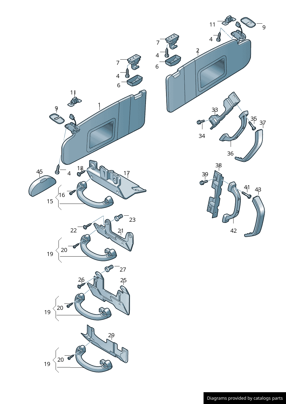 Car part diagram