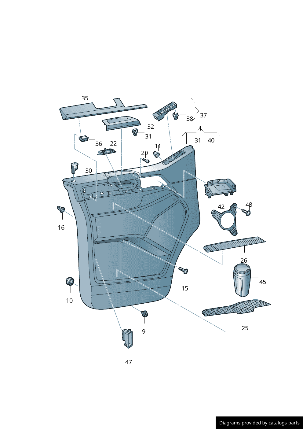 Car part diagram