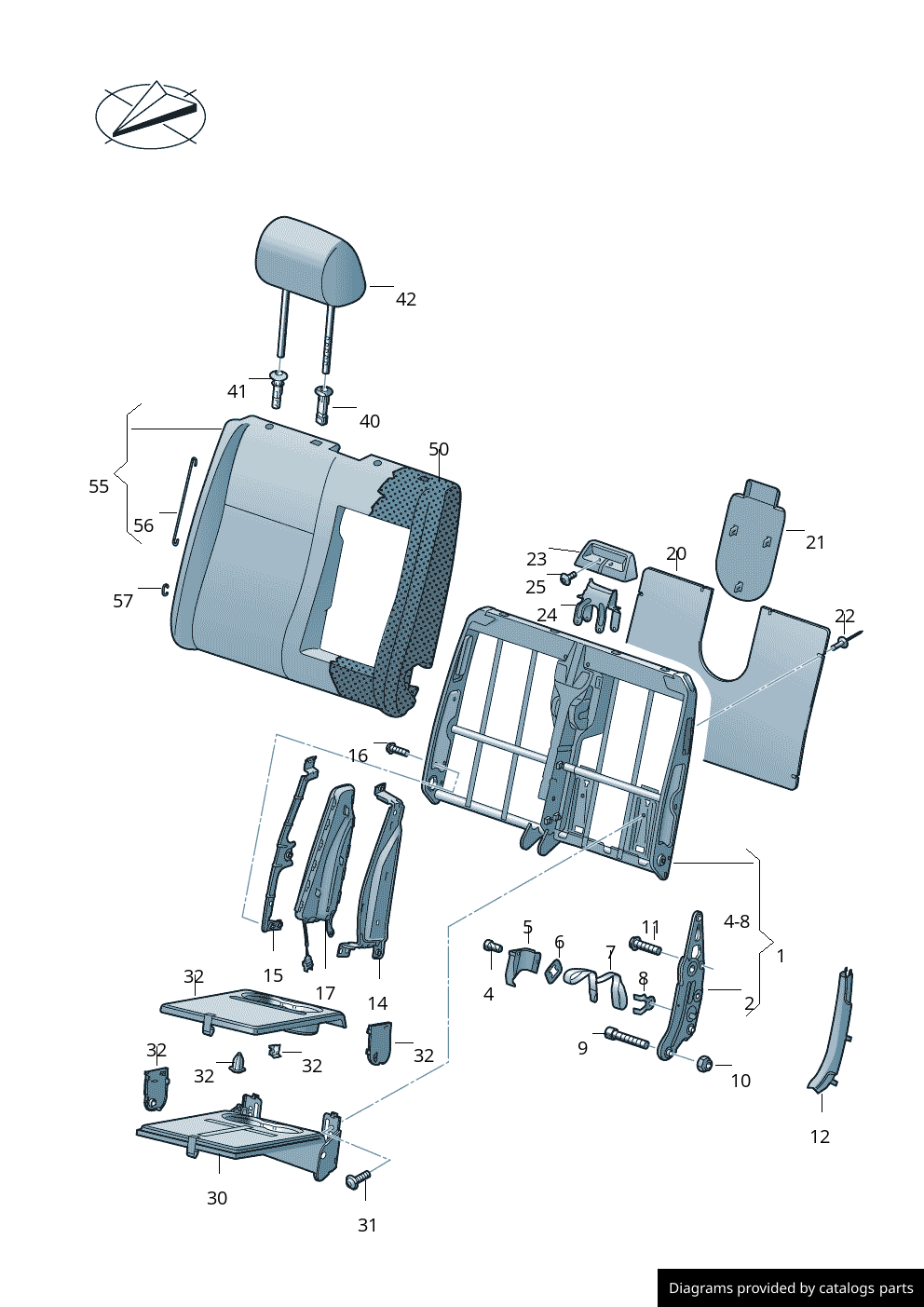 Car part diagram