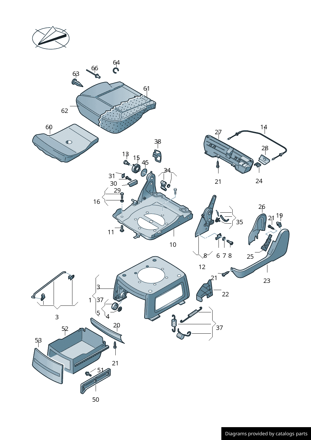 Car part diagram