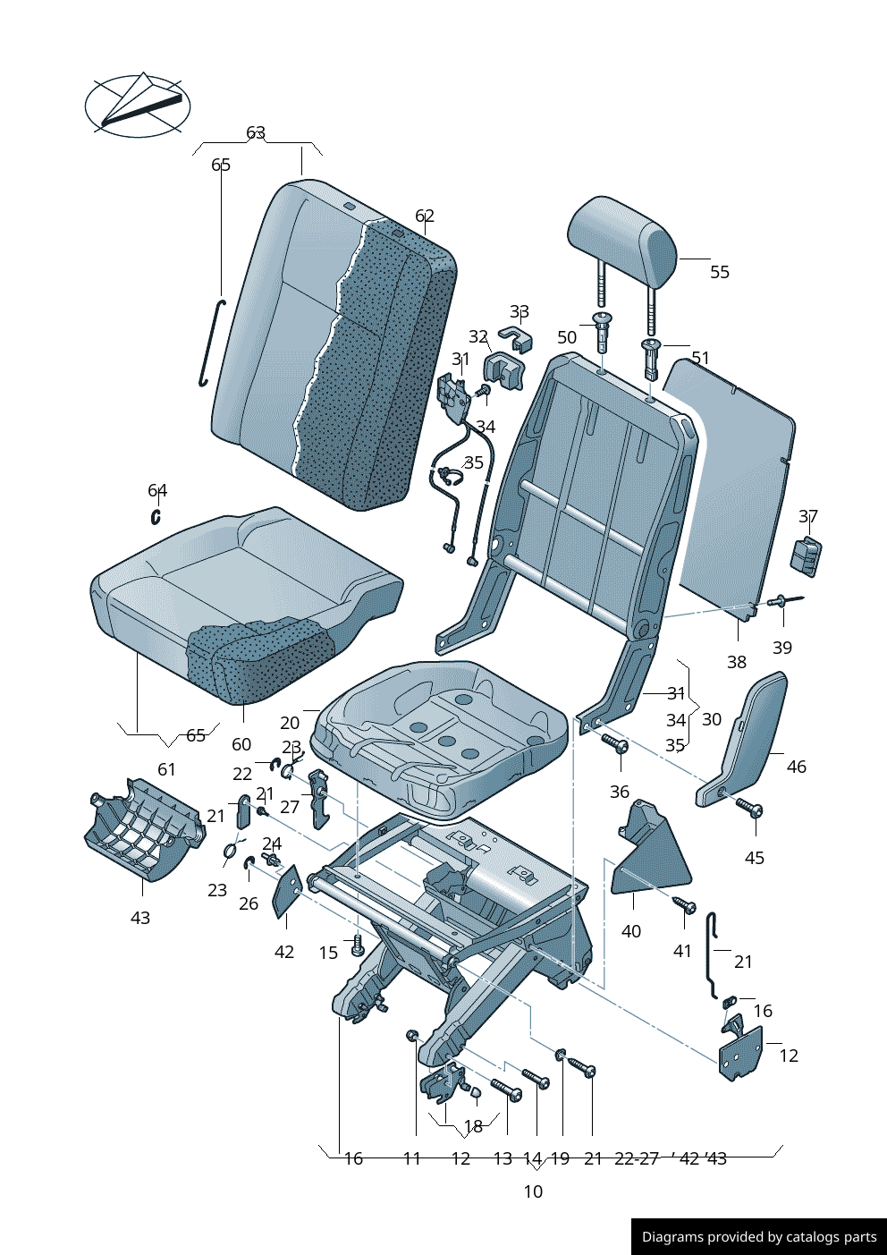 Car part diagram
