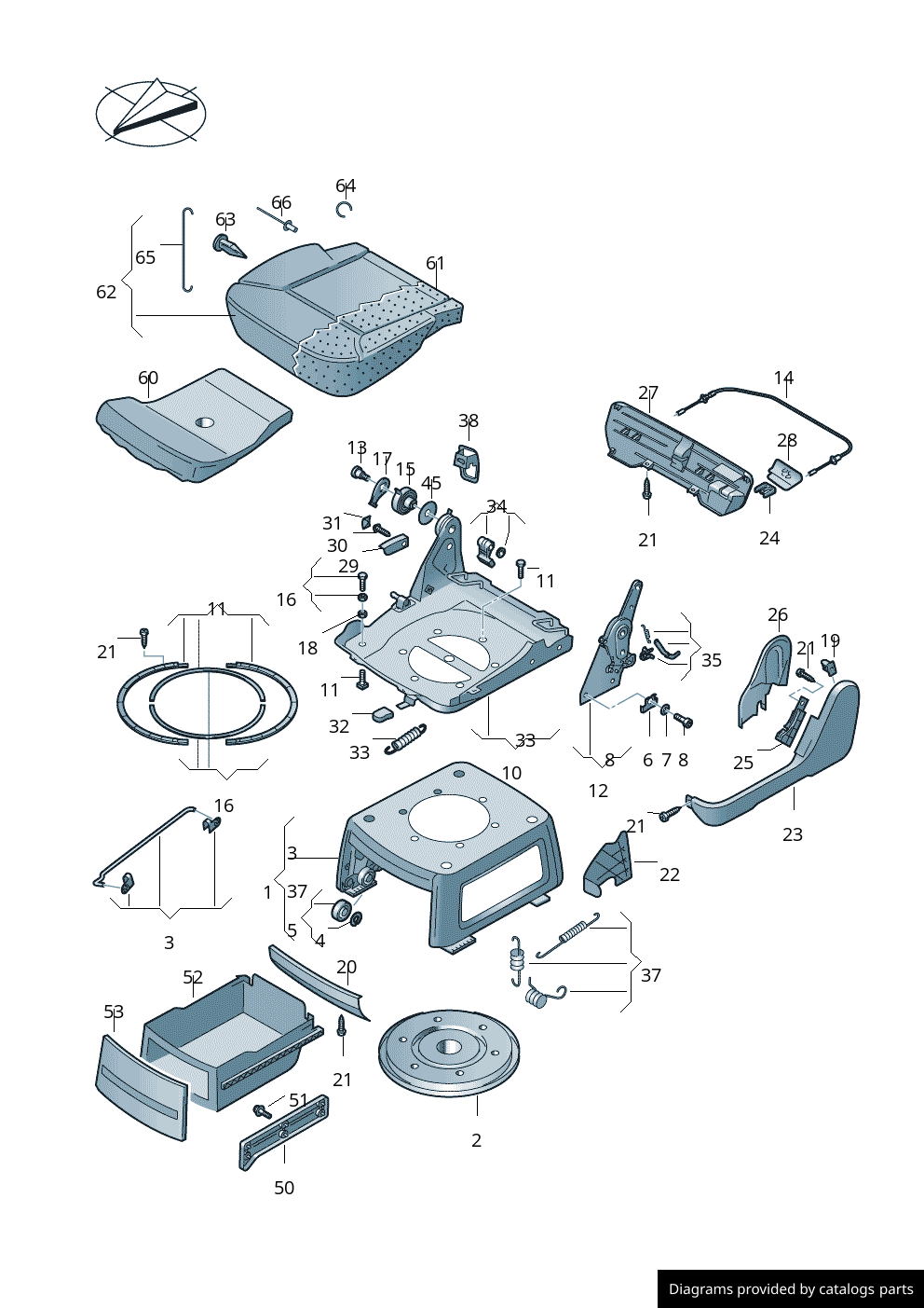 Car part diagram