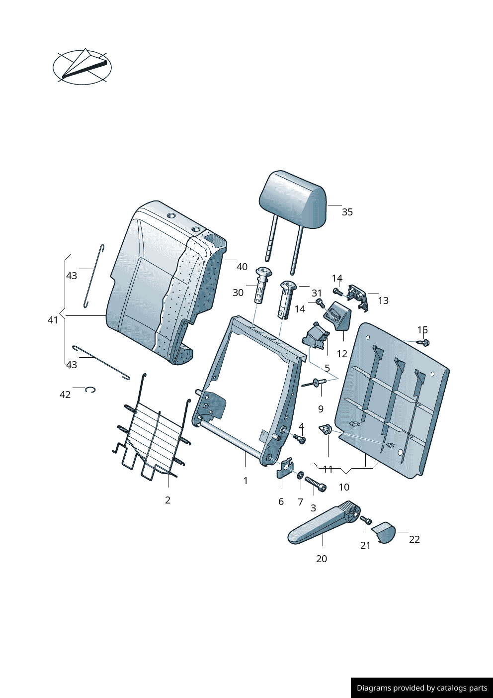 Car part diagram