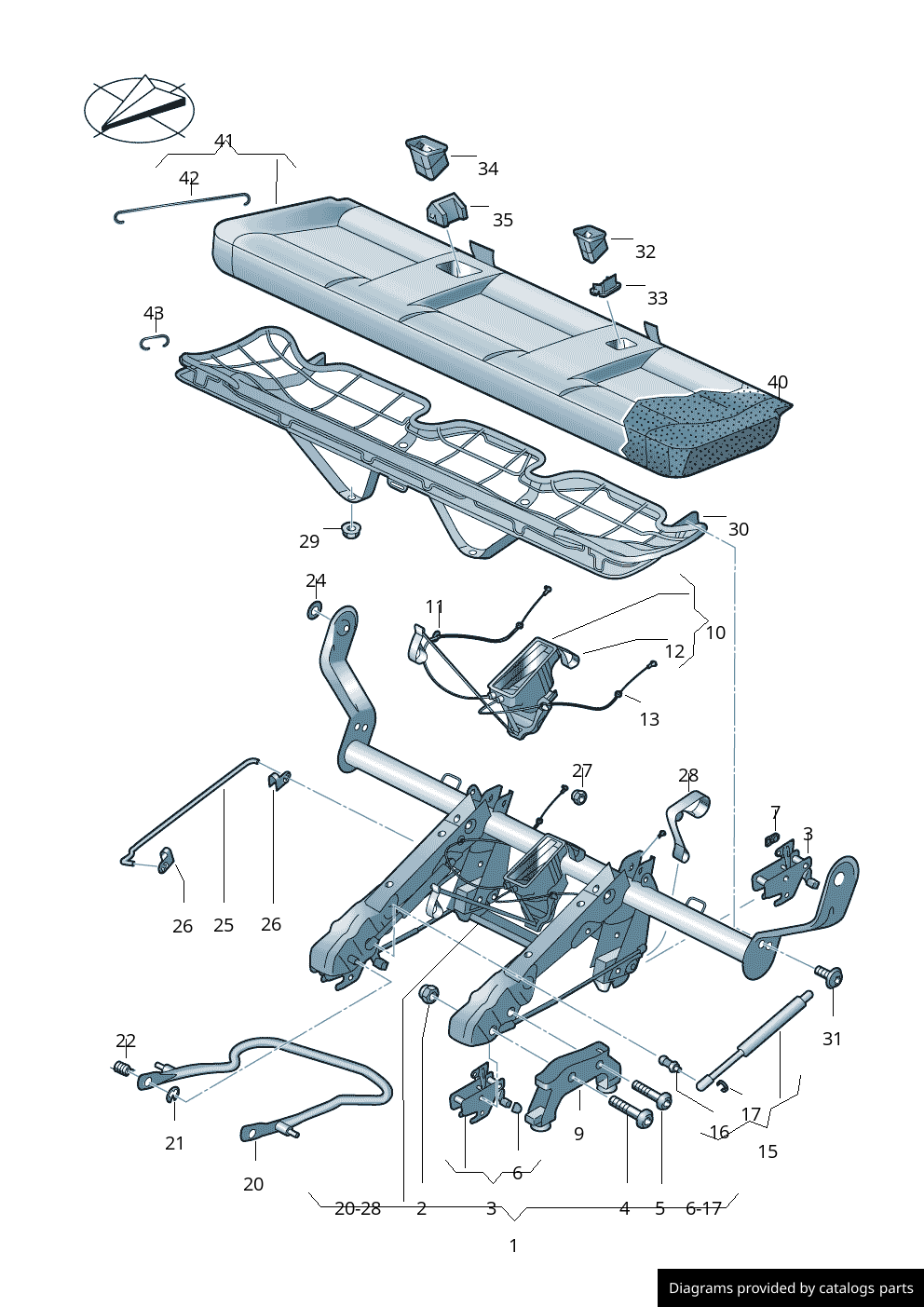 Car part diagram