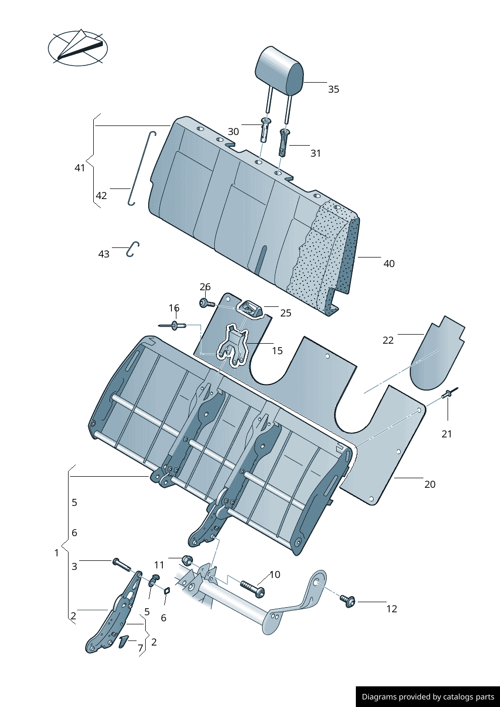 Car part diagram