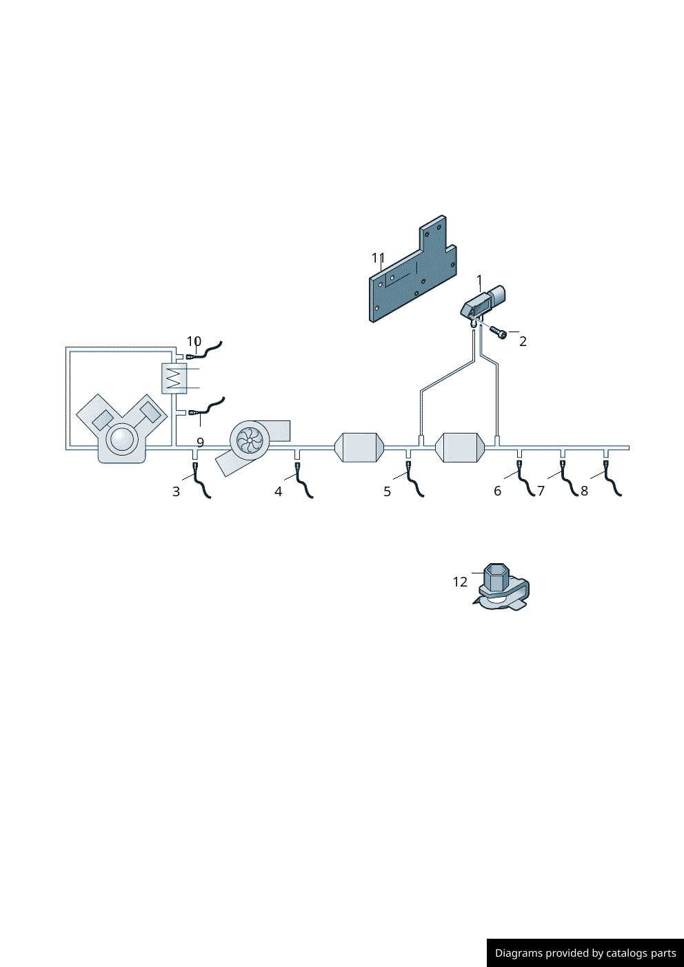 Car part diagram