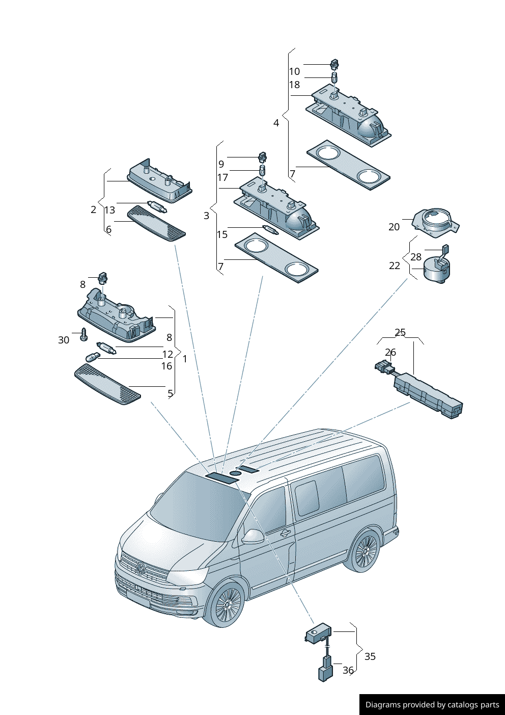 Car part diagram