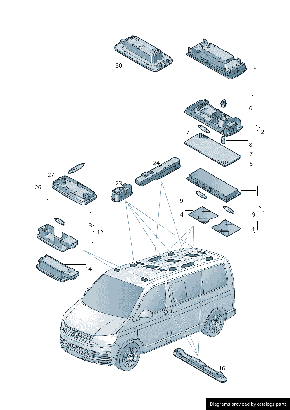 Car part diagram