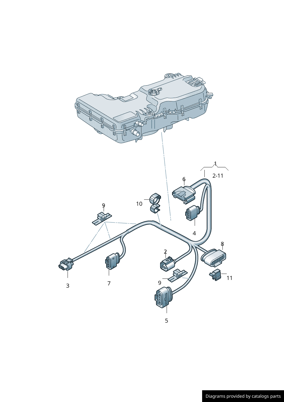 Car part diagram