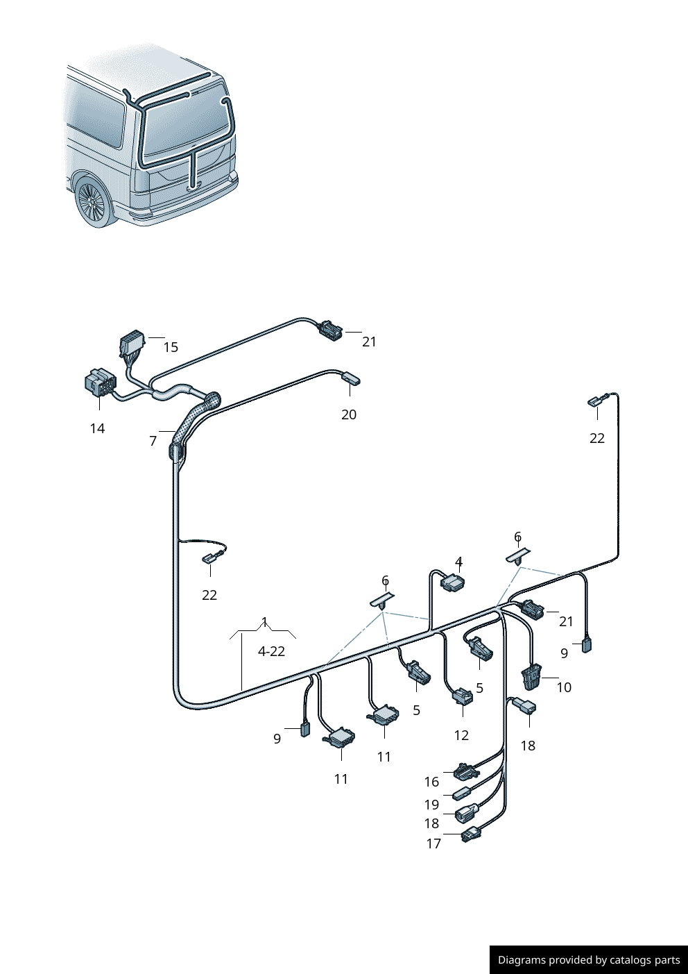 Car part diagram