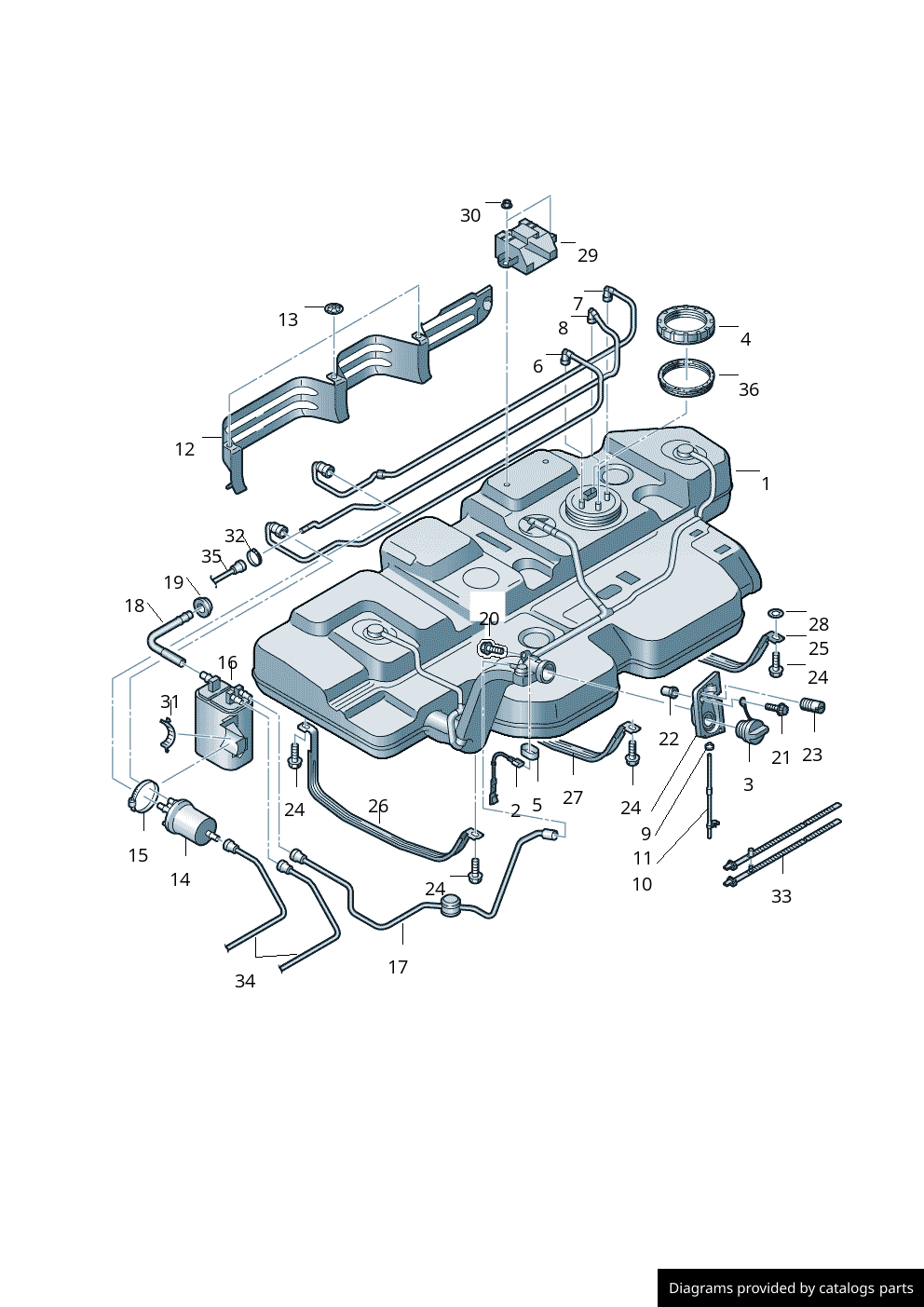 Car part diagram