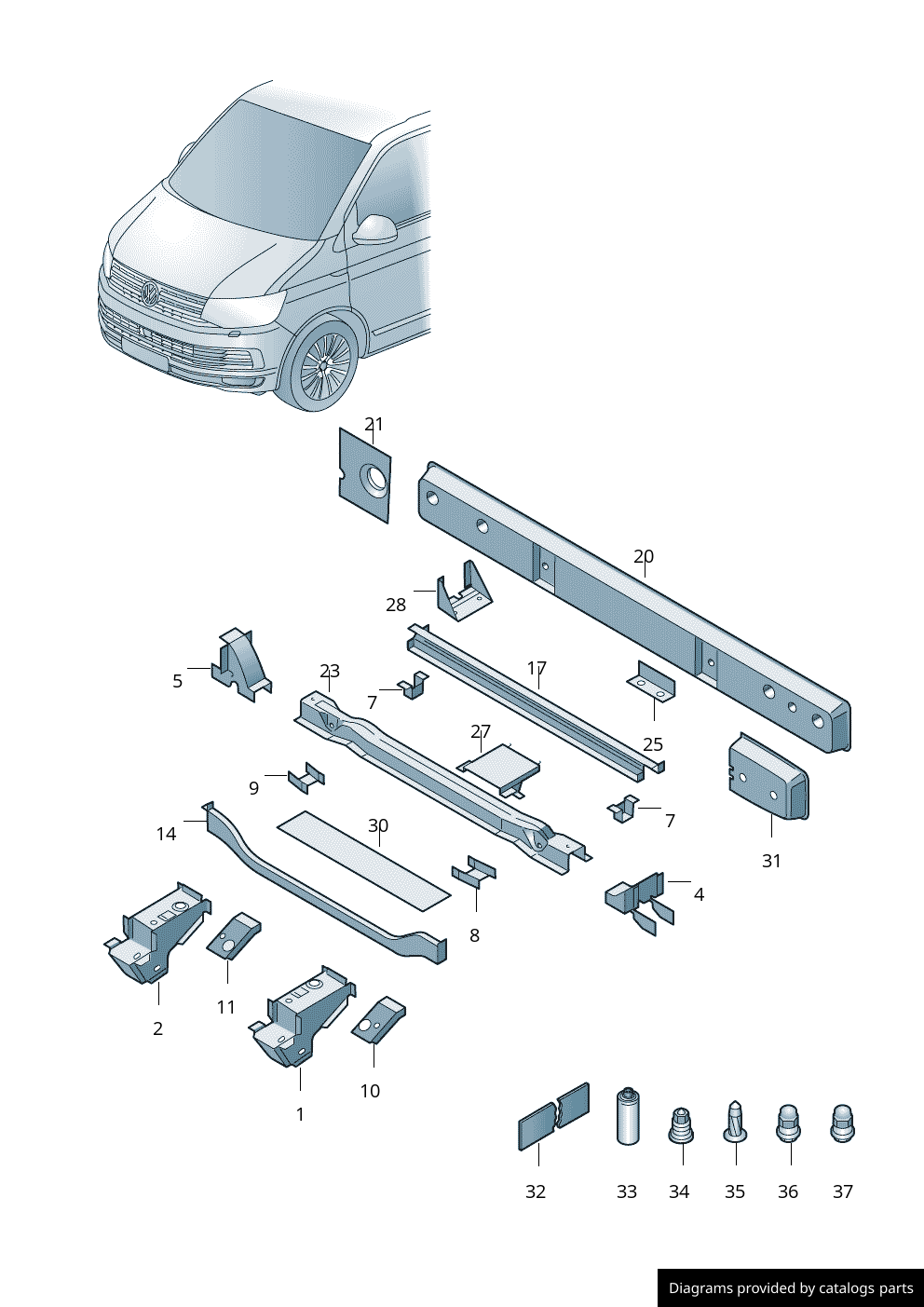 Car part diagram
