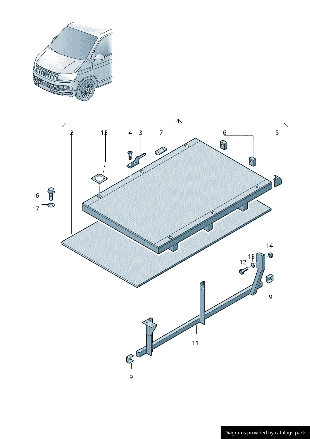 Car part diagram
