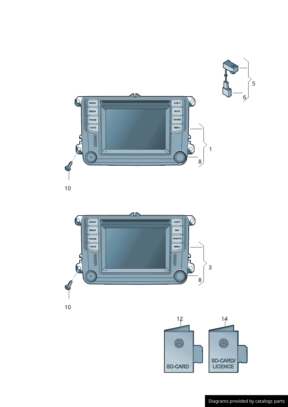 Car part diagram