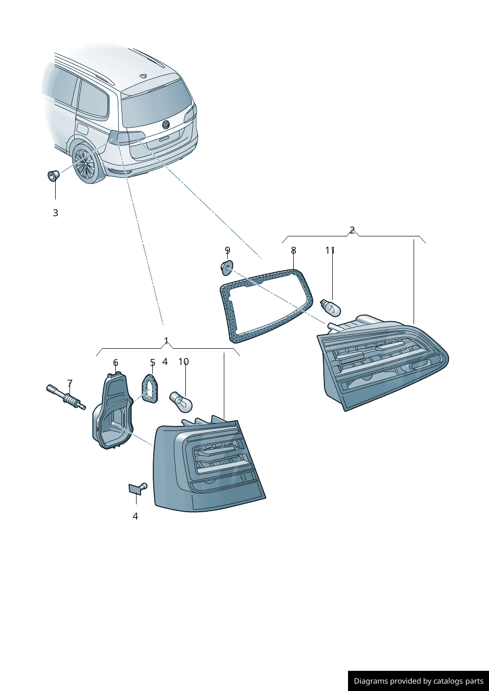 Car part diagram