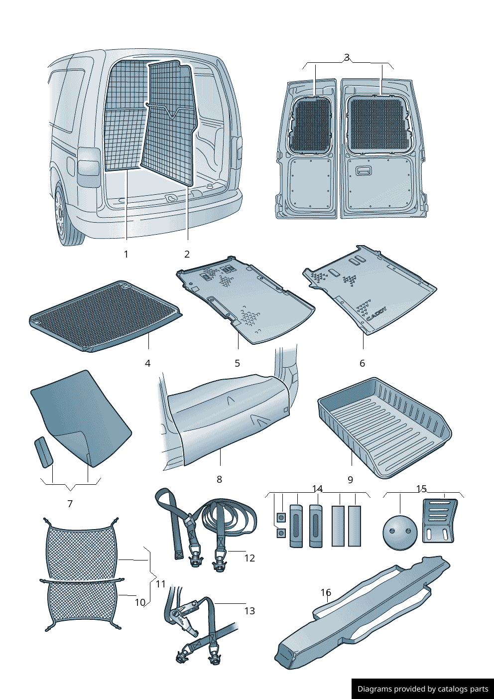 Car part diagram