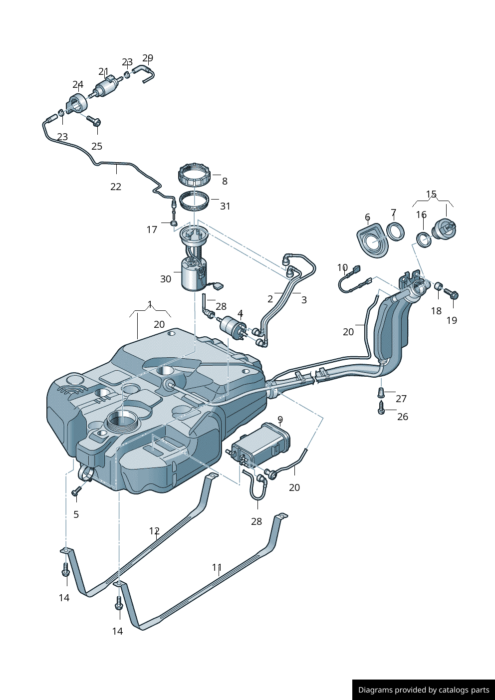Car part diagram