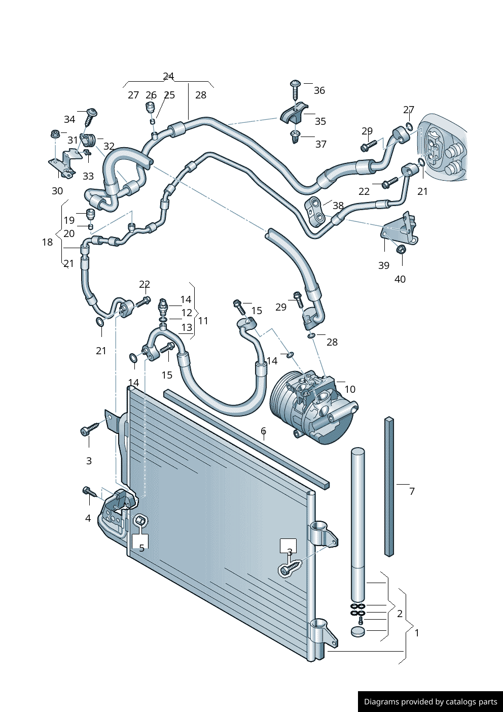 Car part diagram