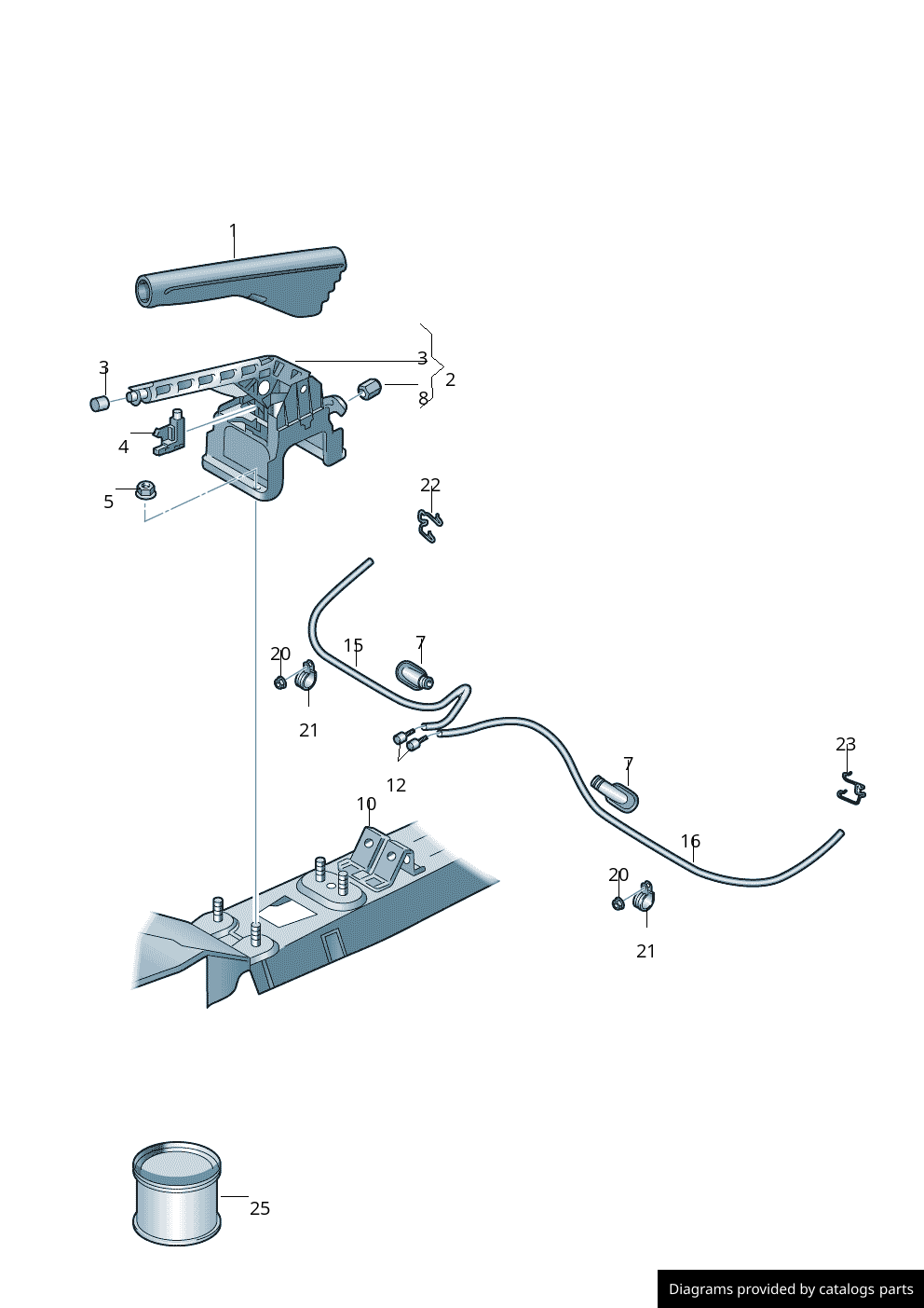 Car part diagram