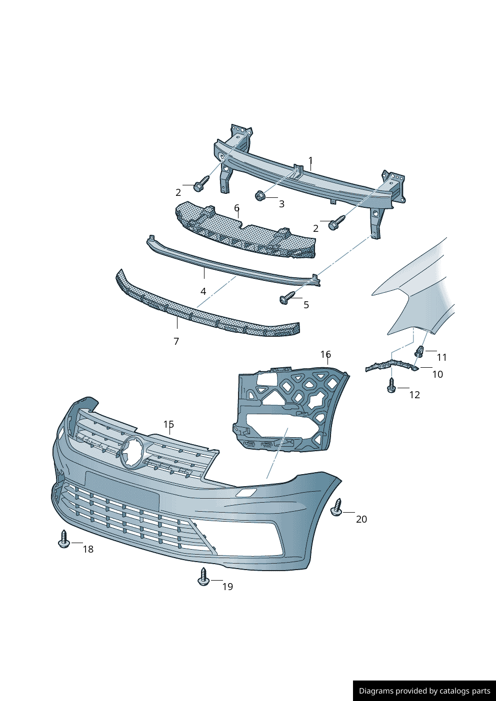 Car part diagram