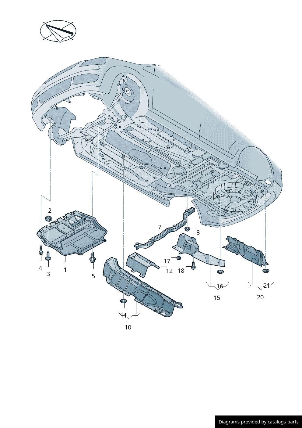 Car part diagram