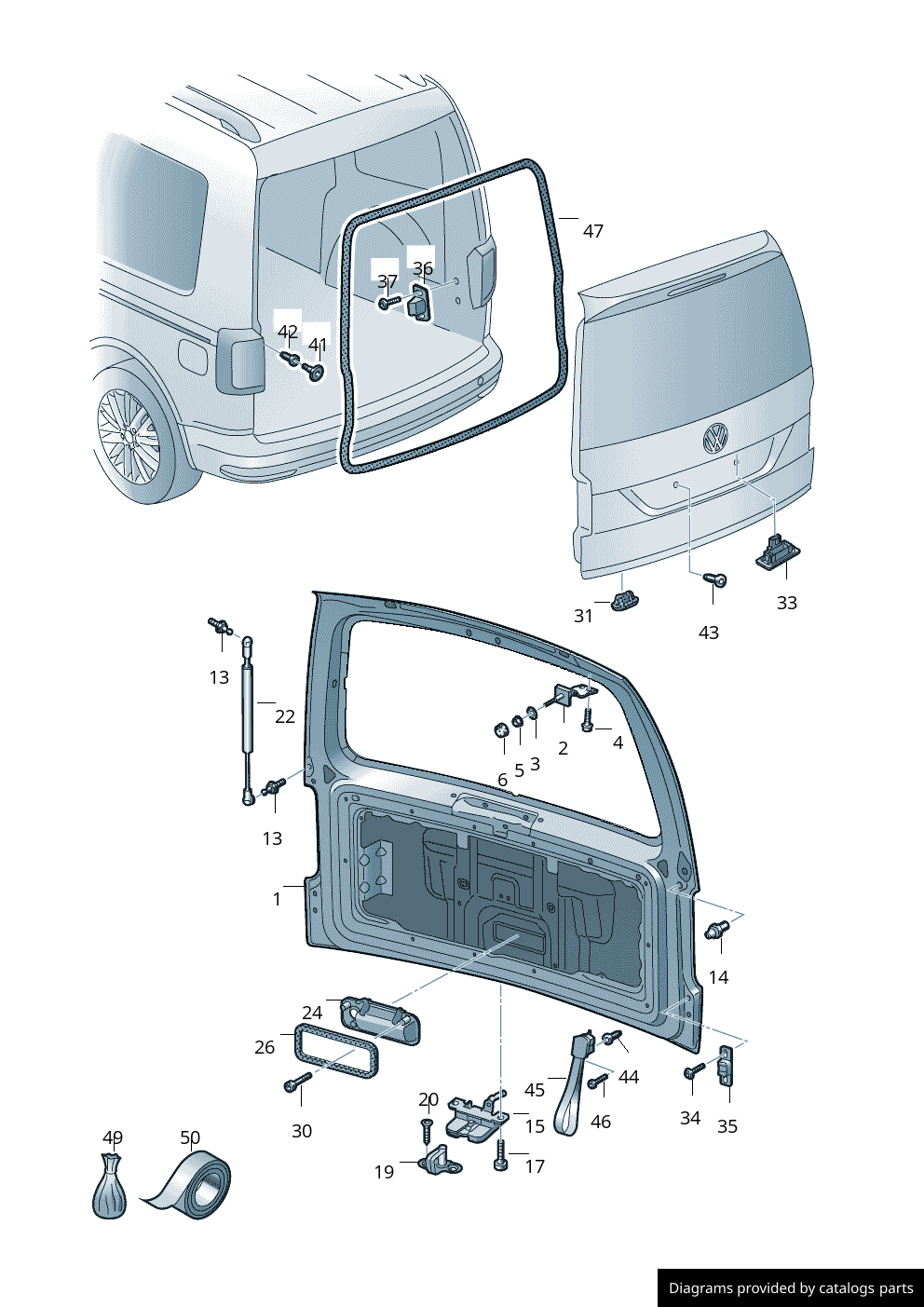 Car part diagram