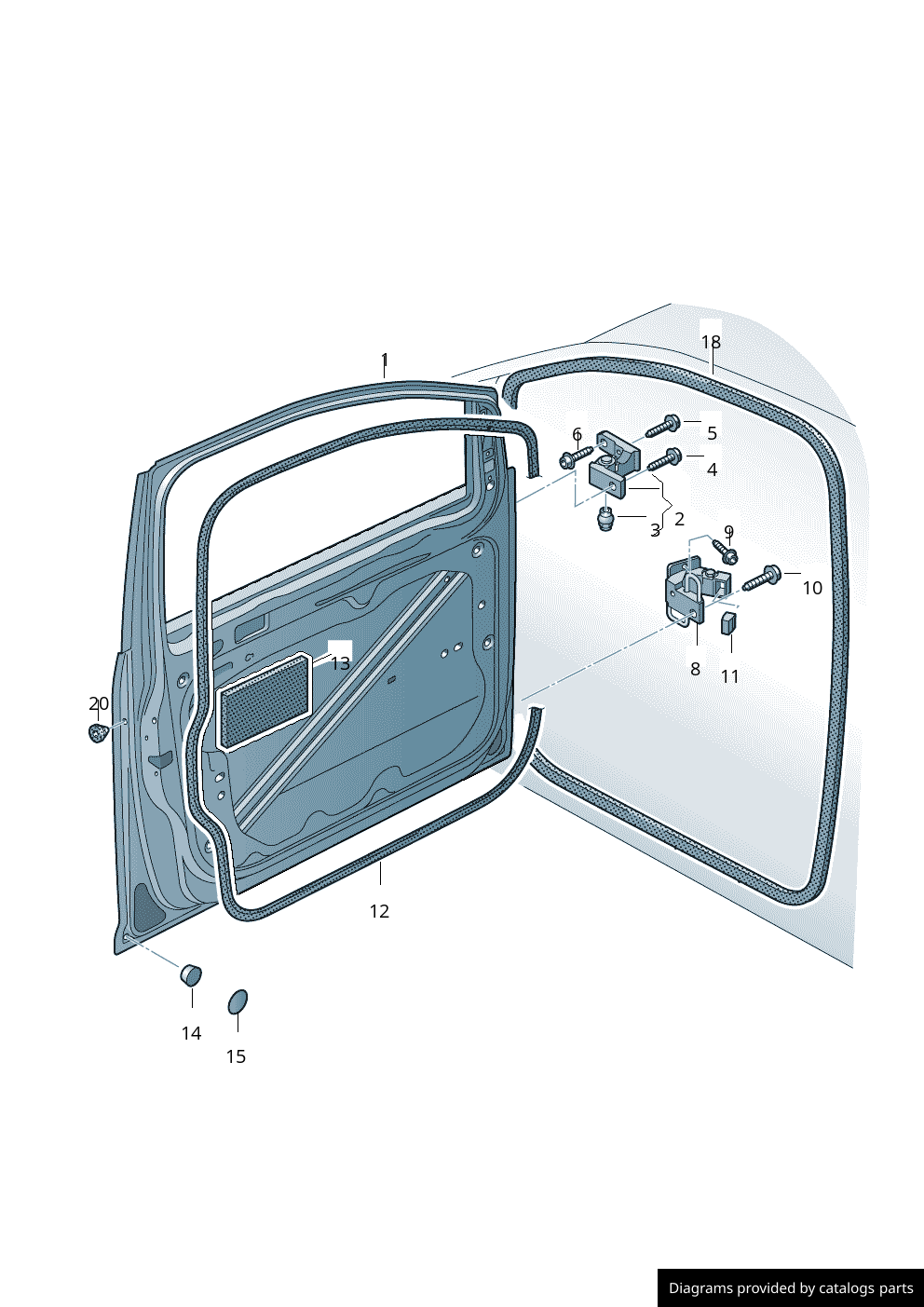 Car part diagram