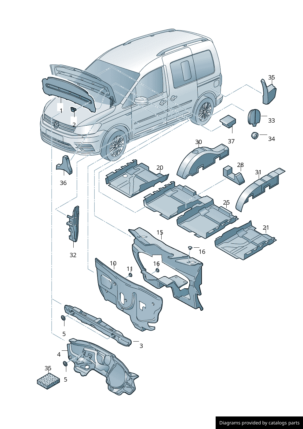 Car part diagram