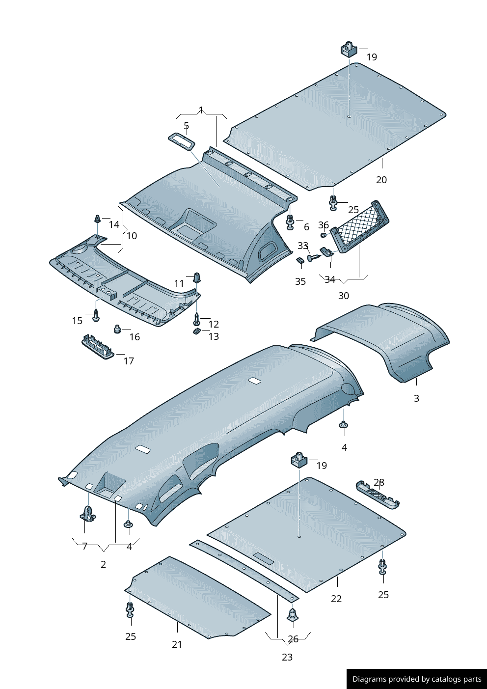 Car part diagram