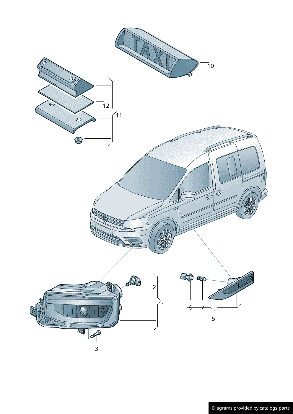Car part diagram