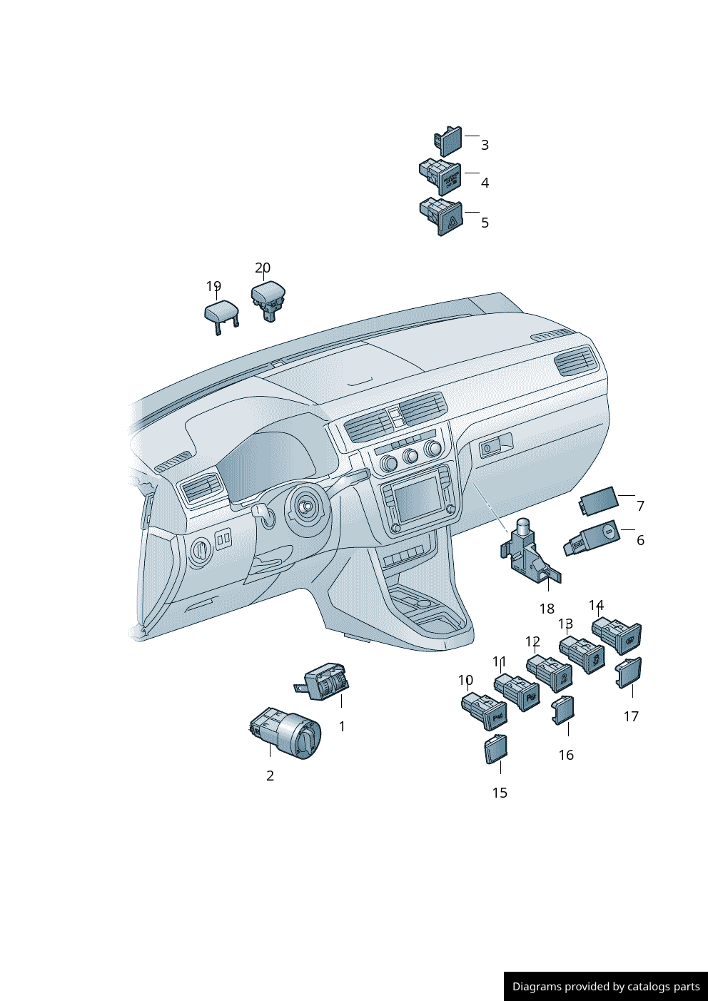 Car part diagram