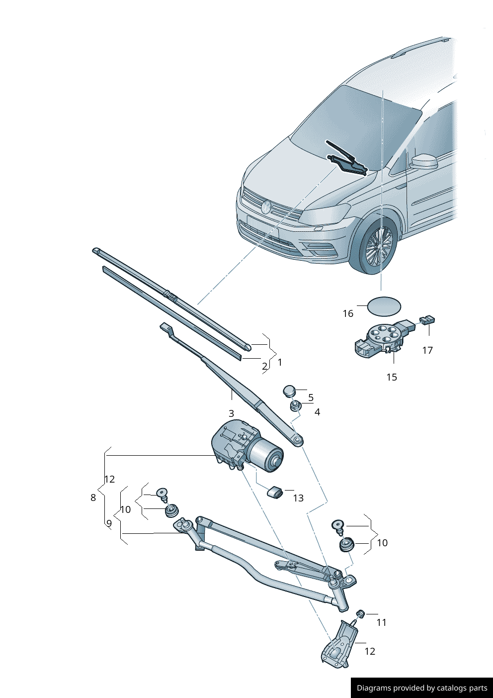 Car part diagram