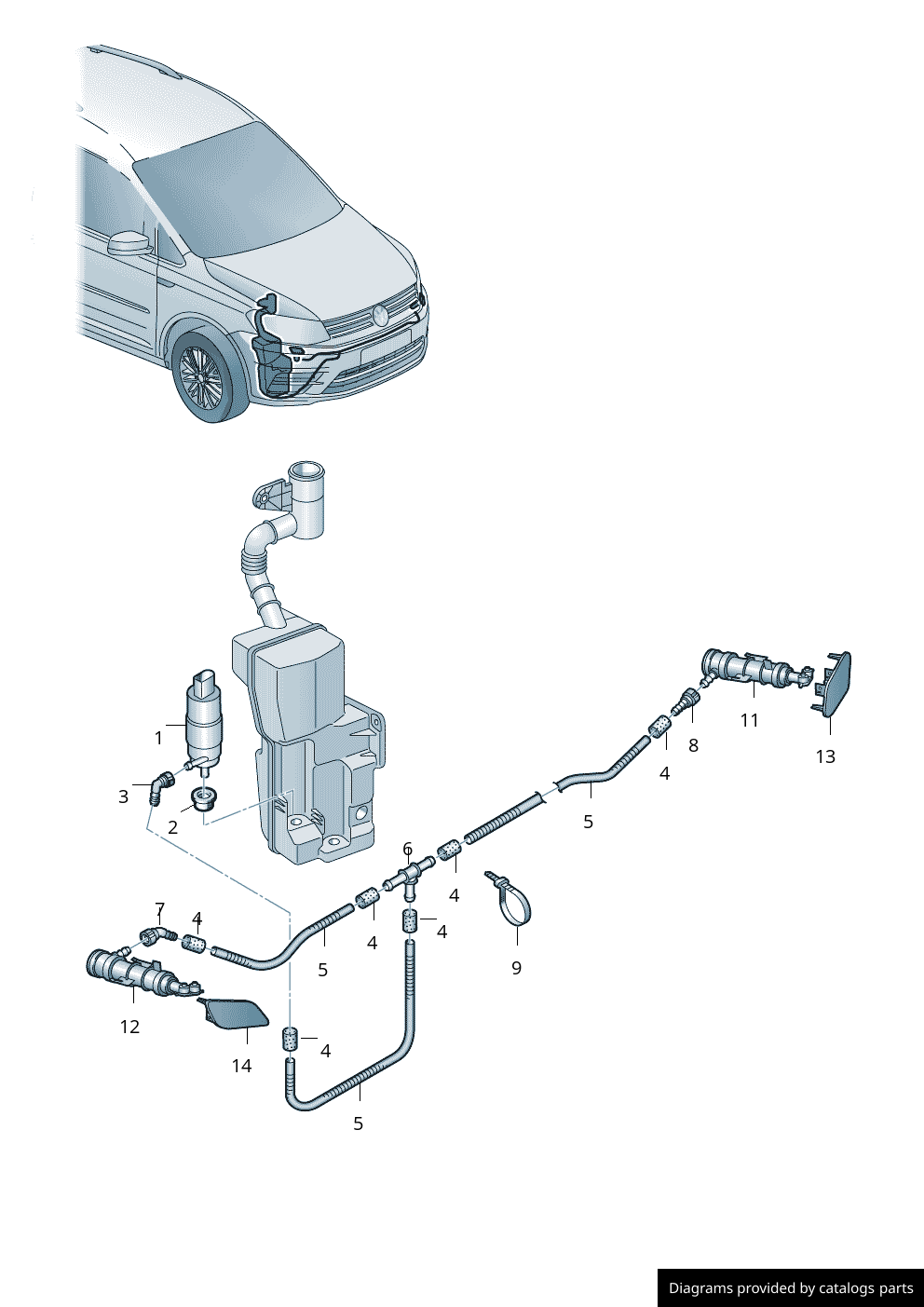 Car part diagram