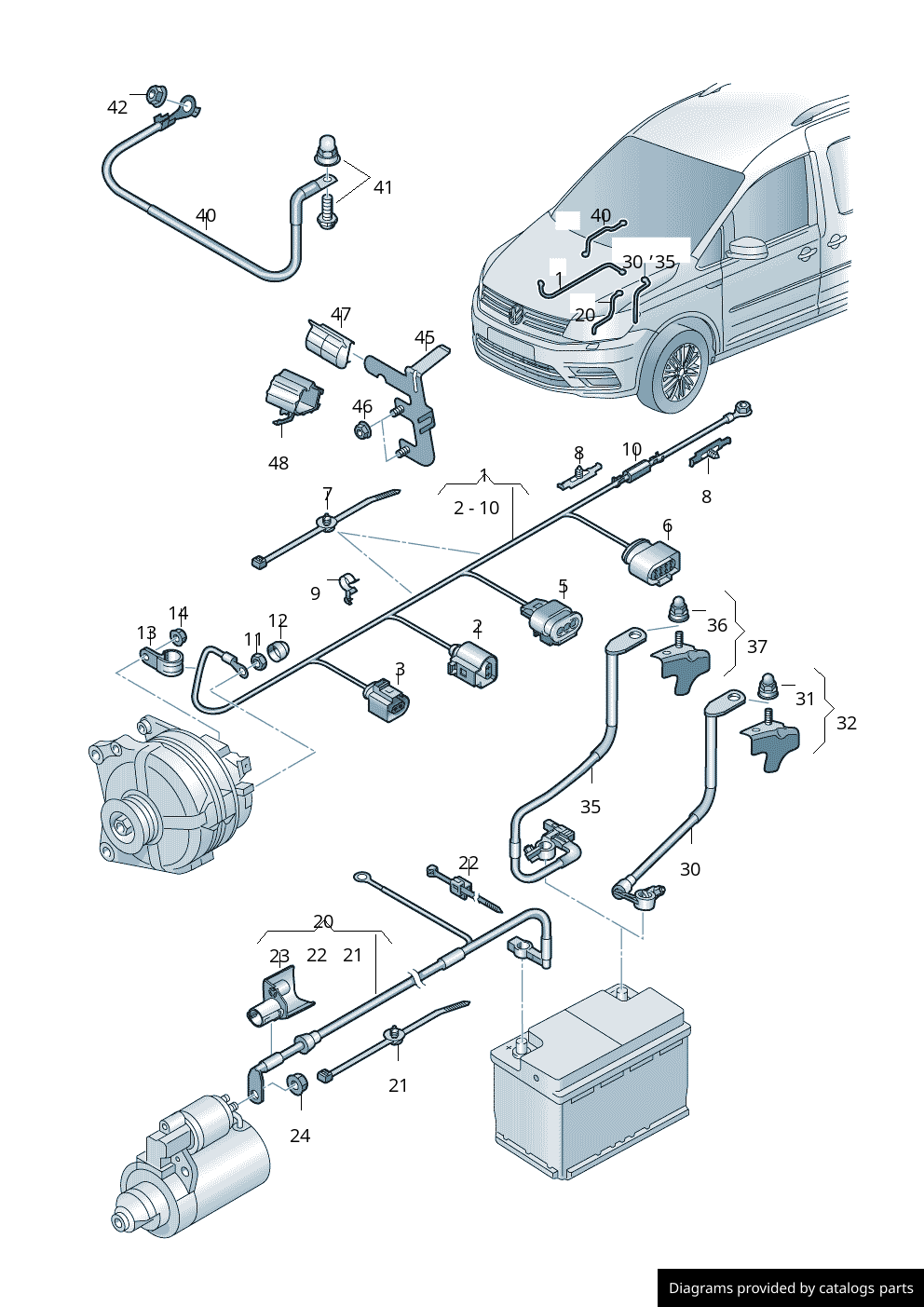 Car part diagram