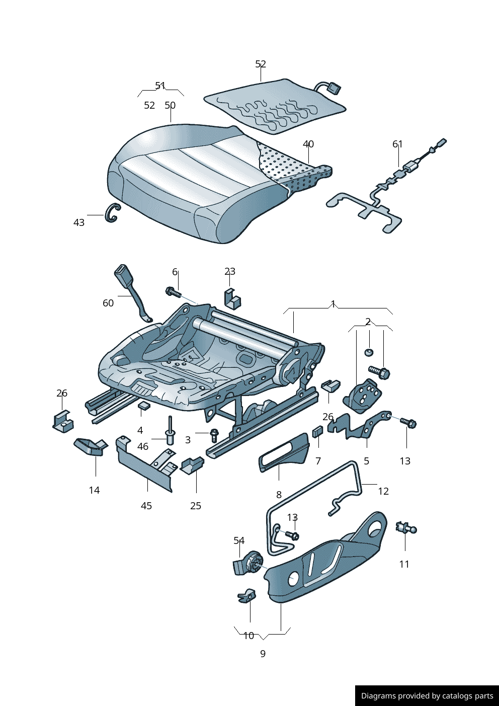Car part diagram