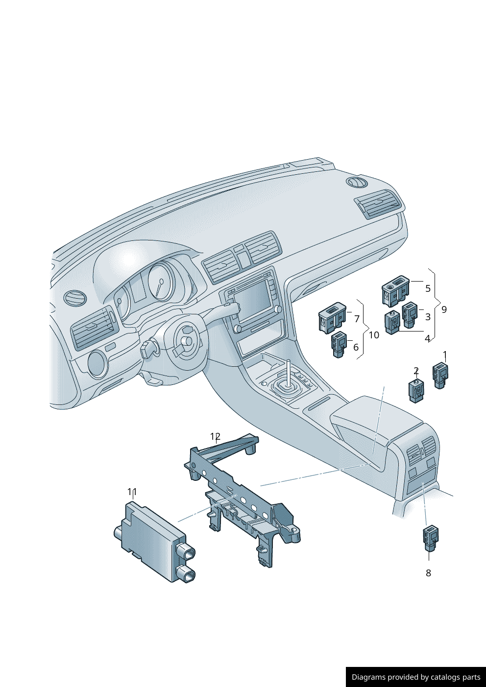 Car part diagram