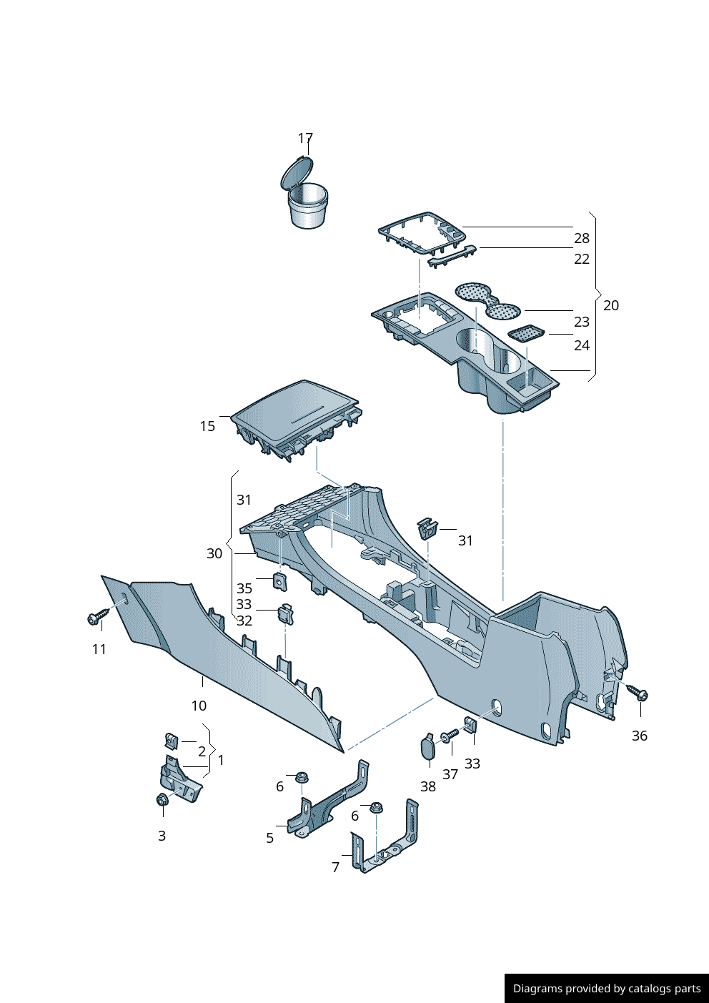 Car part diagram