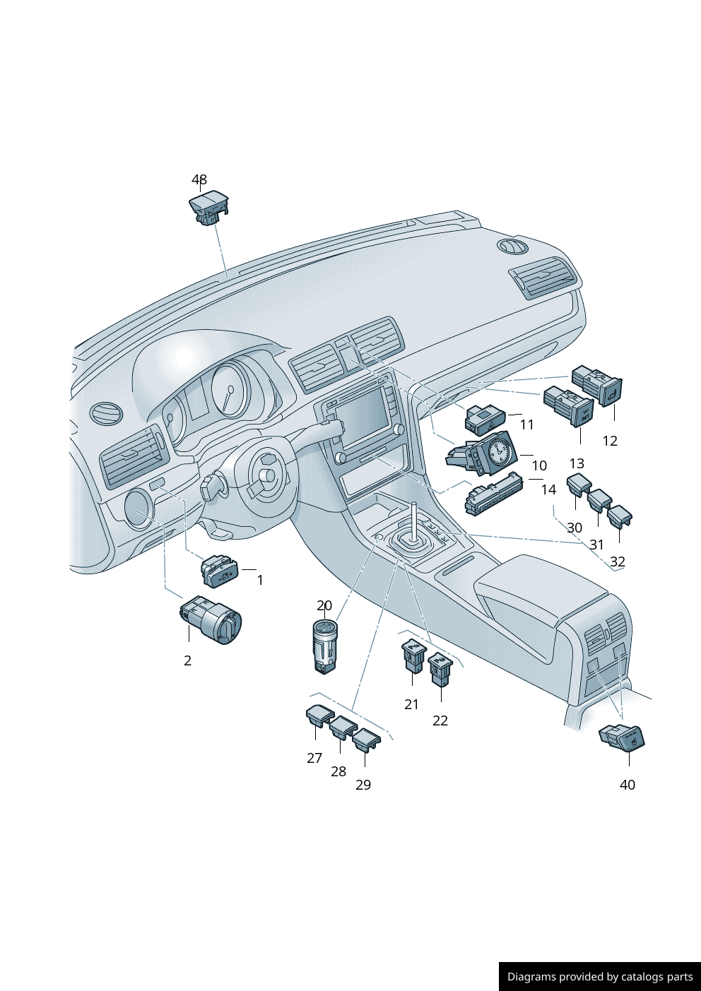 Car part diagram