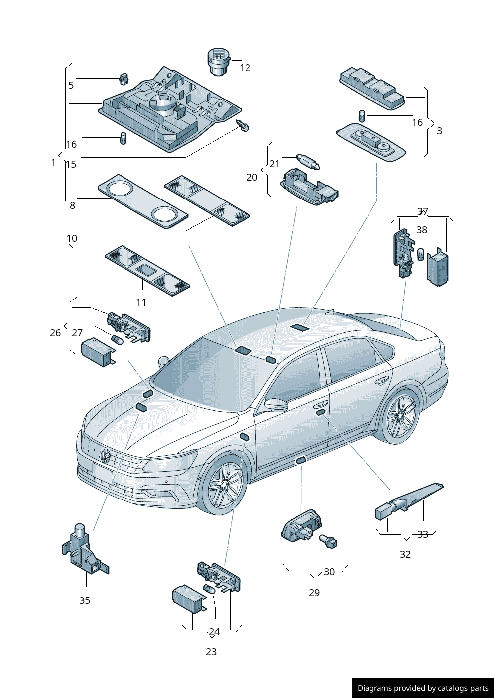 Car part diagram