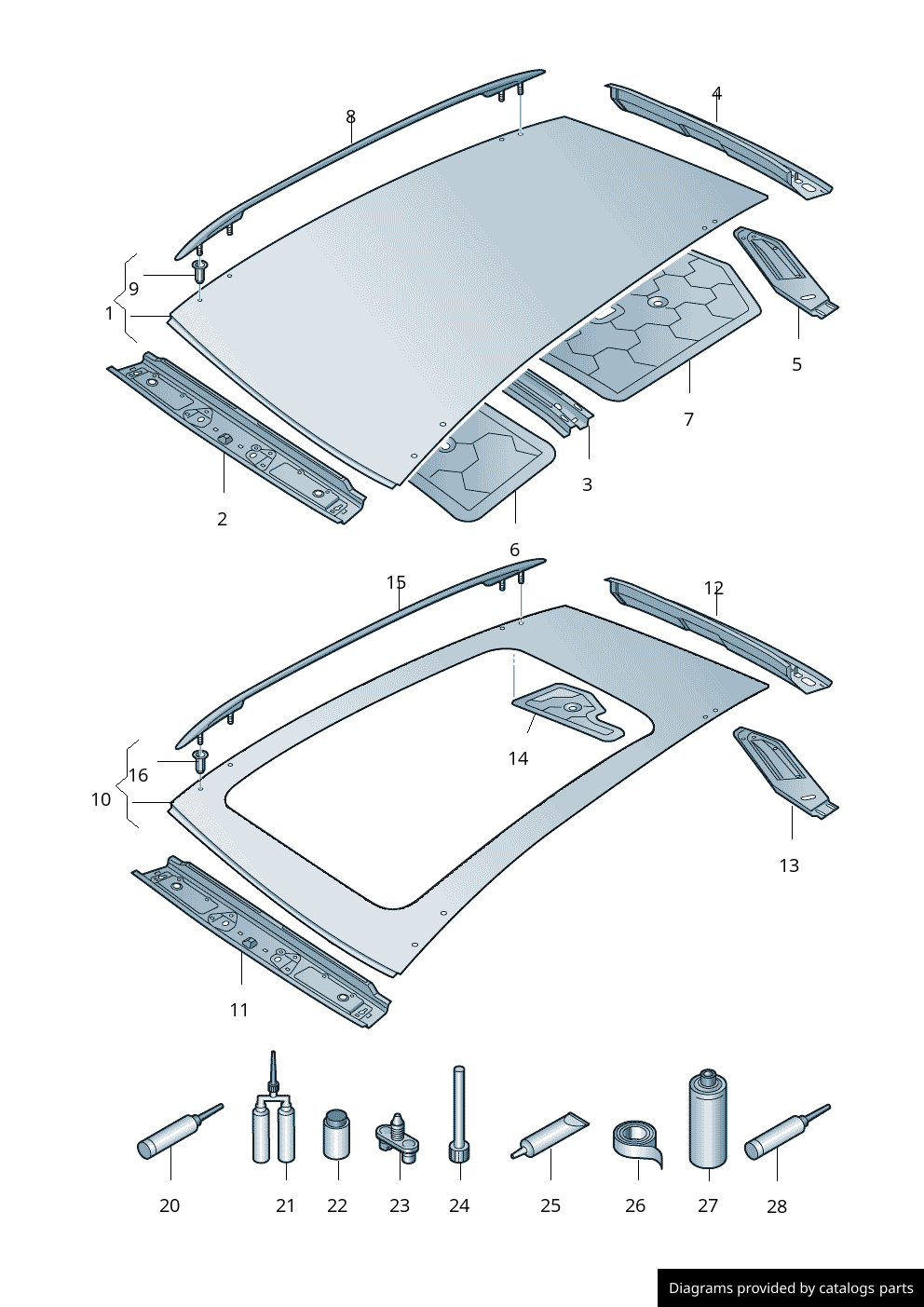 Car part diagram