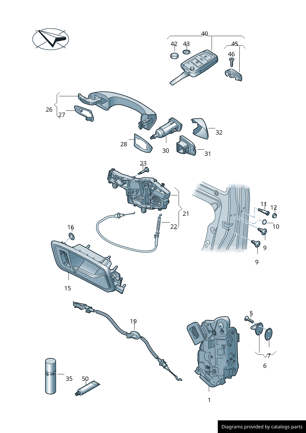 Car part diagram